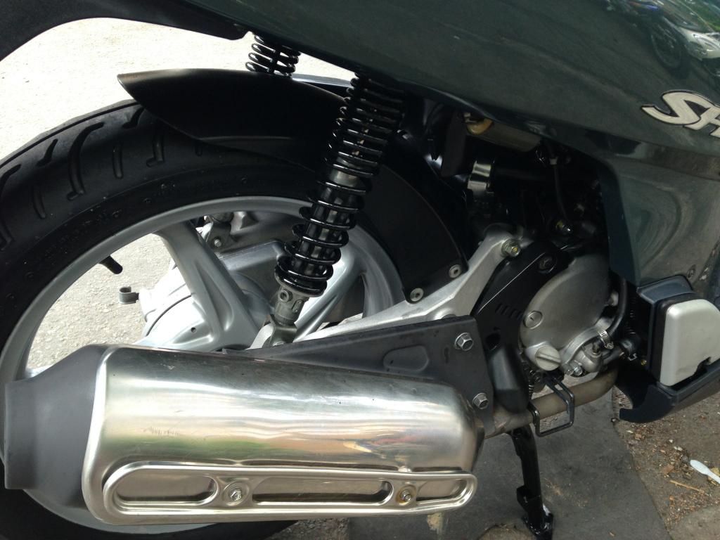 SH150i nhập Ý 2k8 màu xanh đá - 3